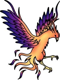 Blaze, the Flare mascot for this level