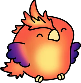 Ember, the Flare mascot for this level