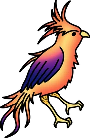 Scorch, the Flare mascot for this level
