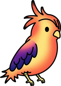 Spark, the Flare mascot for this level